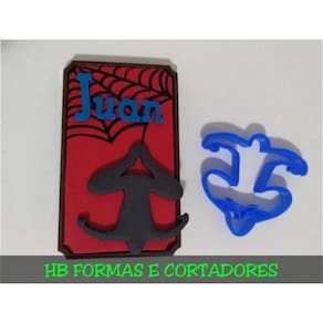Cortador Silhueta Homem Aranha Tamanho 6 Cm