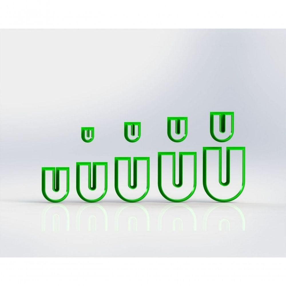 Cortador Polymer Clay (mod 9) Tamanho 3 Cm