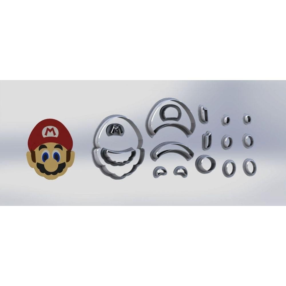 Cortador Super Mario Modular Tamanho 6 Cm