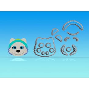 Cortador Patrulha Canina Everest Tamanho 6 Cm