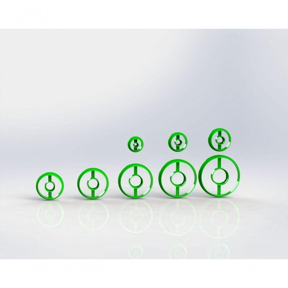 Cortador Polymer Clay (mod 57) Tamanho Kit