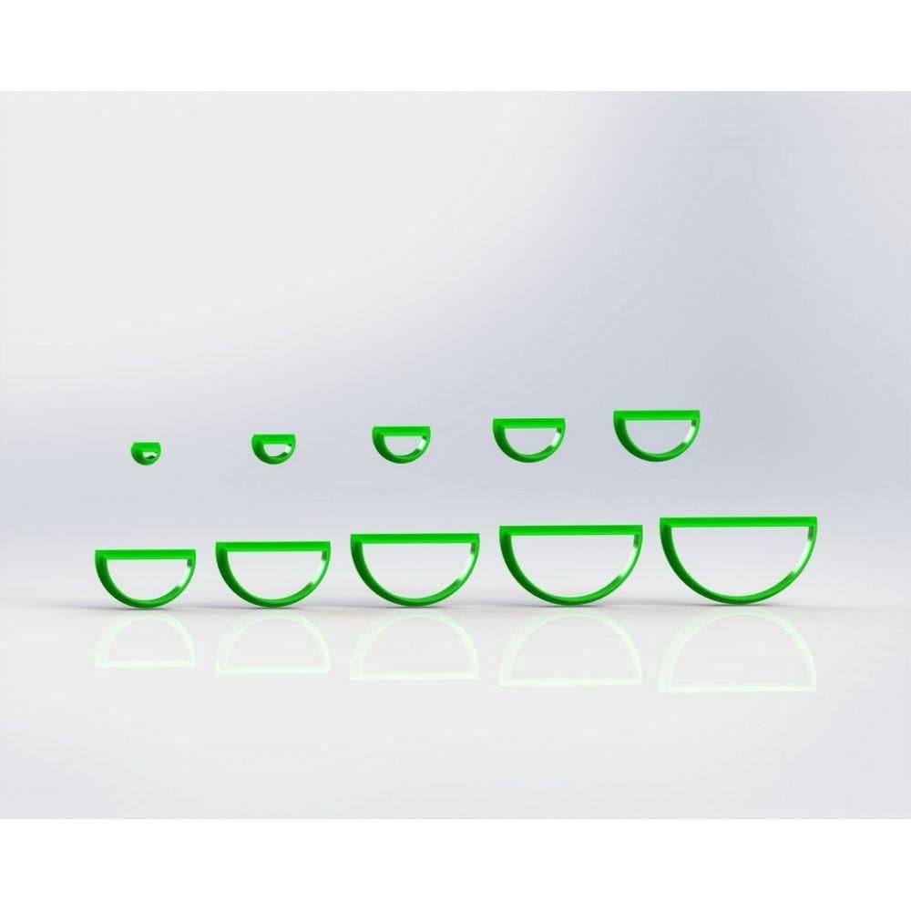 Cortador Polymer Clay (mod 10) Tamanho Kit