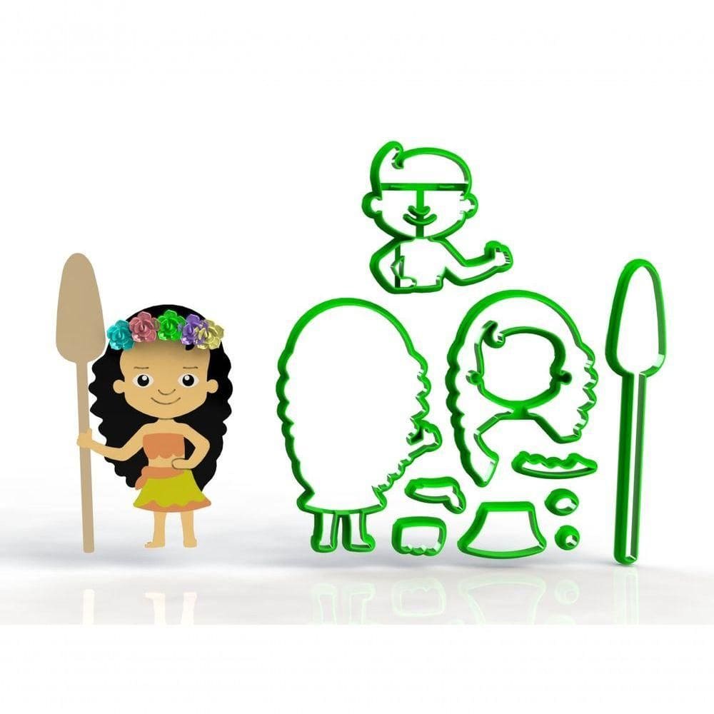 Cortador Moana Corpo Modular Tamanho 12 Cm