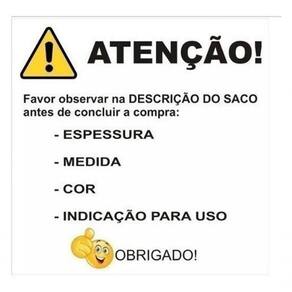 Saco De Lixo 100L Super Reforçado 100 Unid Preto