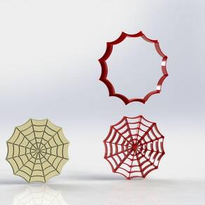 Cortador Homem Aranha Teia Modular Tamanho 7cm