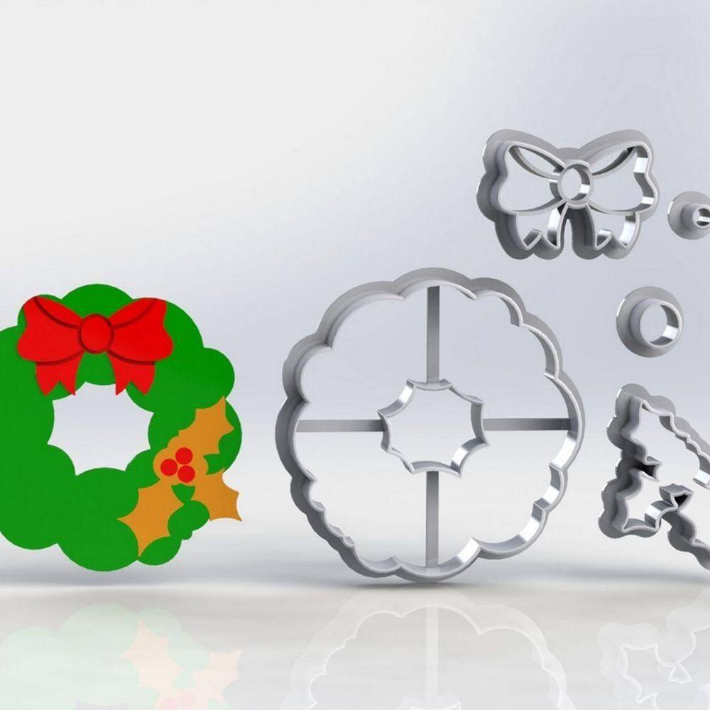 Cortador Natal Guirlanda Modular Tamanho 6cm