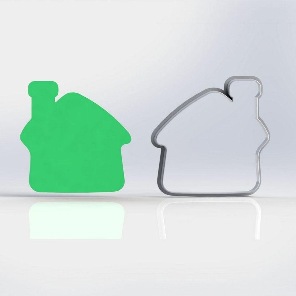 Cortador Casa com Chaminé Tamanho 7cm