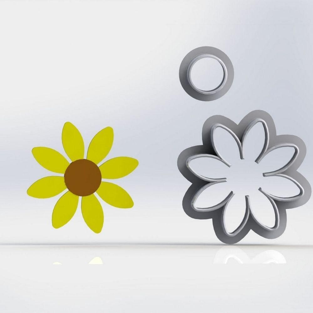 Cortador Girassol Modular Tamanho 3cm