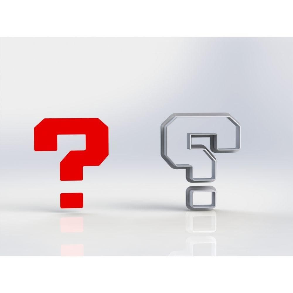 Cortador Interrogação Modular Tamanho 5,5cm