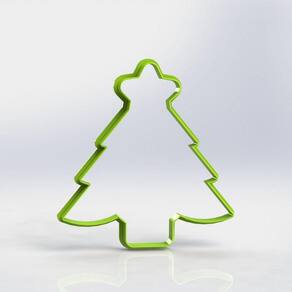 Cortador Natal árvore de Natal Tamanho 10cm