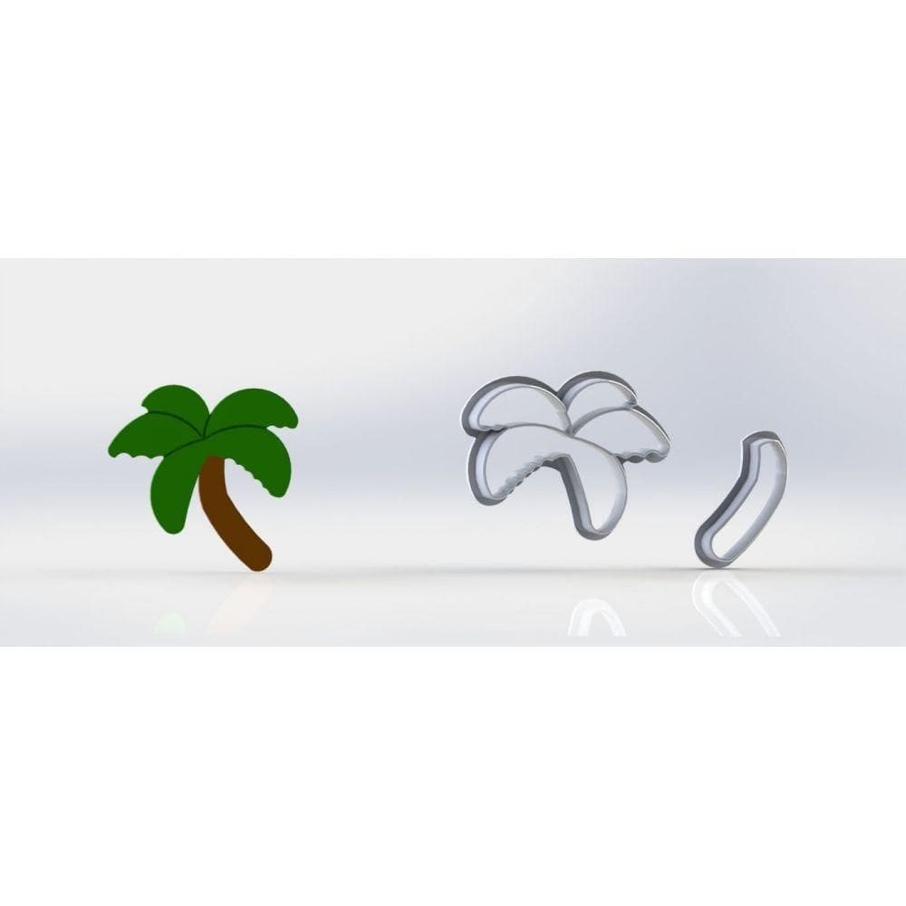 Cortador Moana Coqueiro Tamanho 5cm