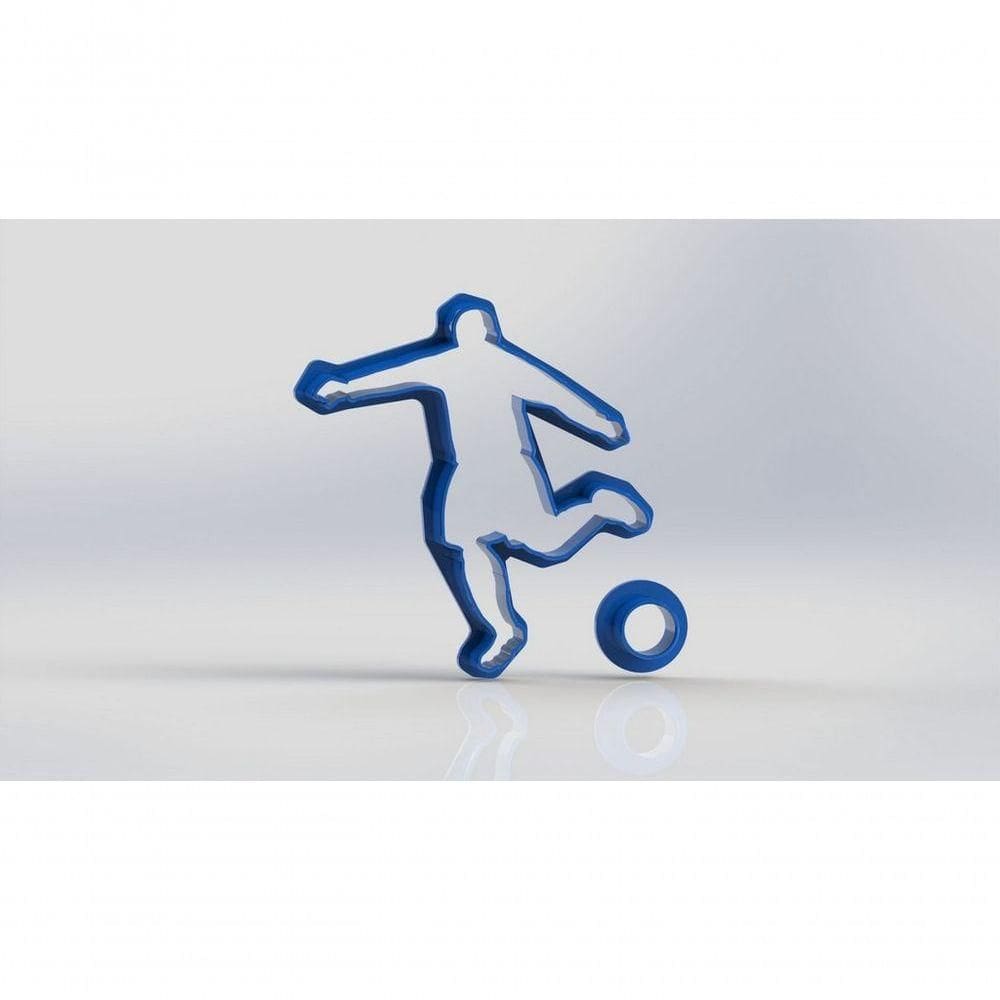 Cortador Jogador de Futebol Tamanho 5cm