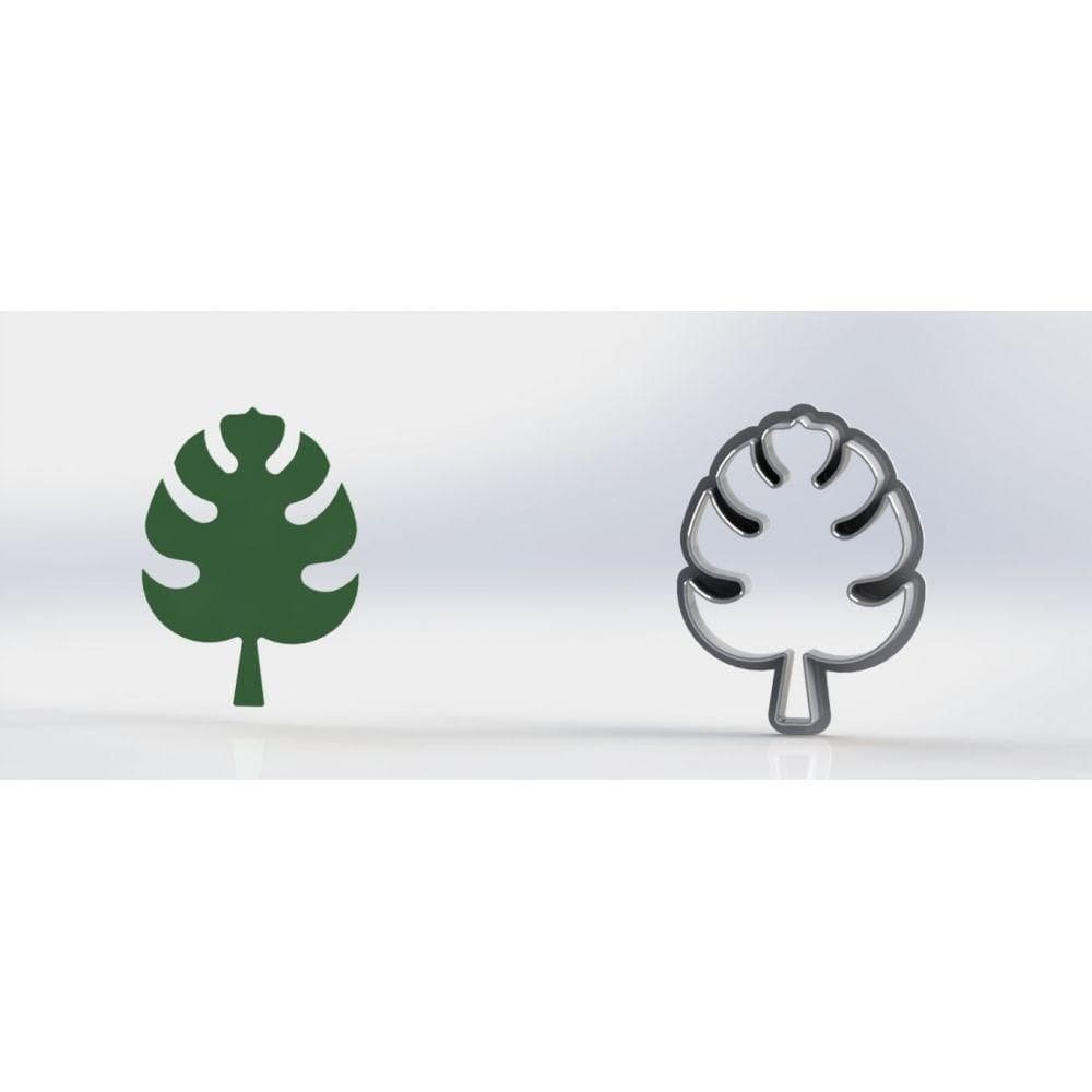 Cortador Moana Folha Tamanho 5cm