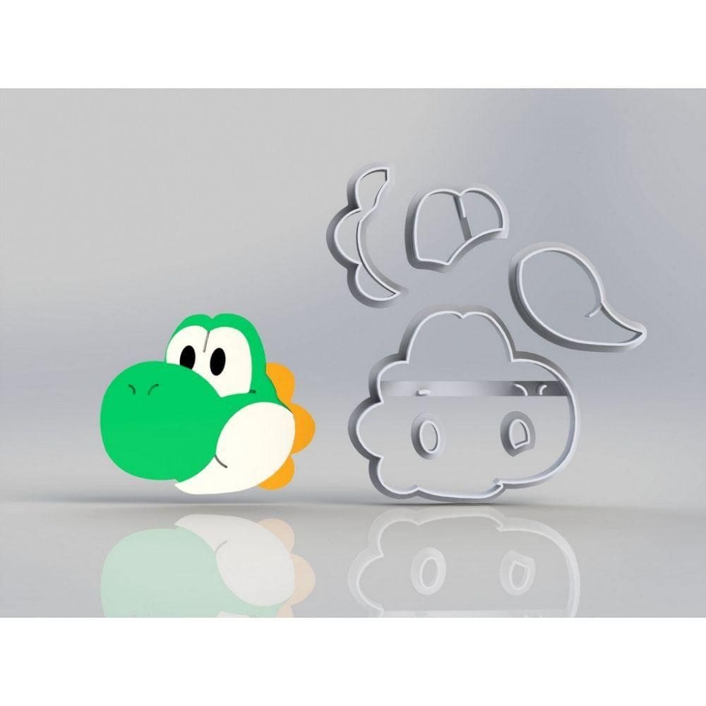 Cortador Super Mario - Yoshi- Modular Tamanho 6 Cm