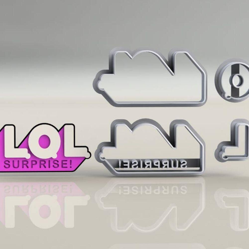 Cortador Logo Lol Tamanho 5cm