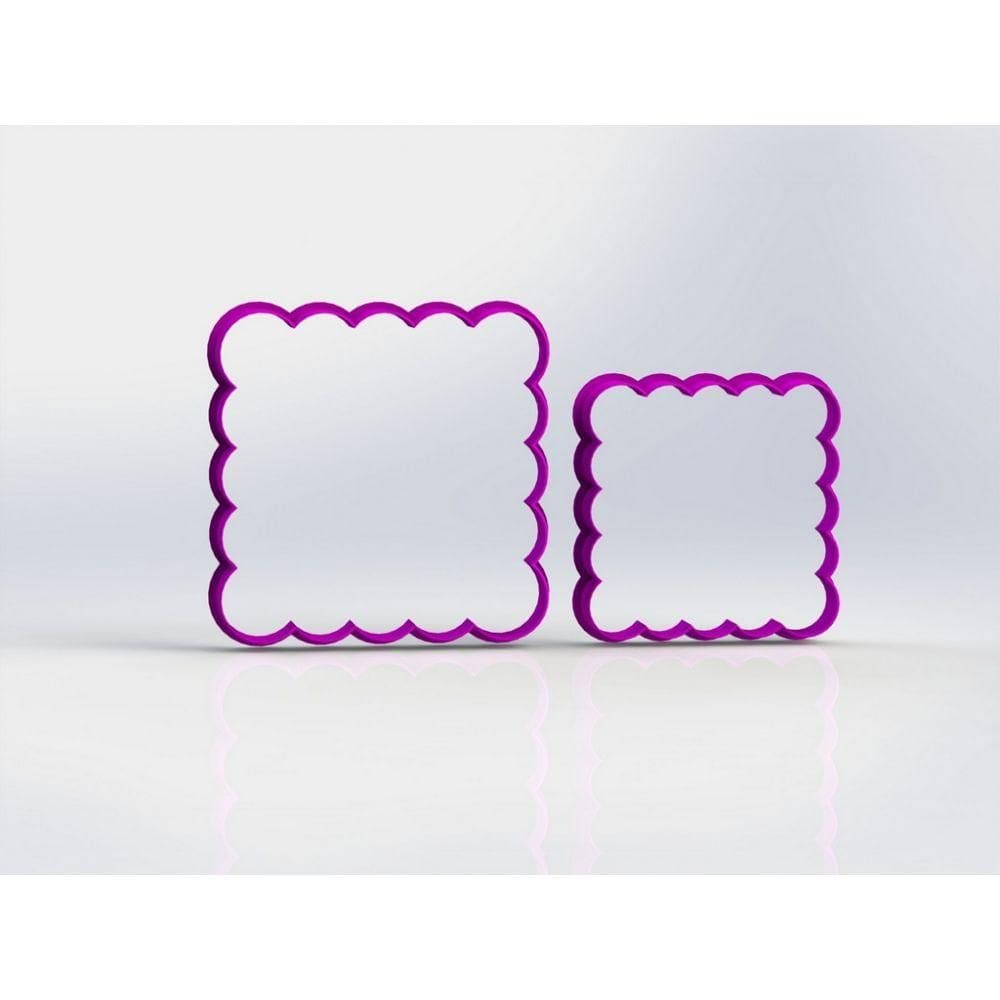 Cortador Kit Moldura Borda Mod 01 Tamanho 9cm