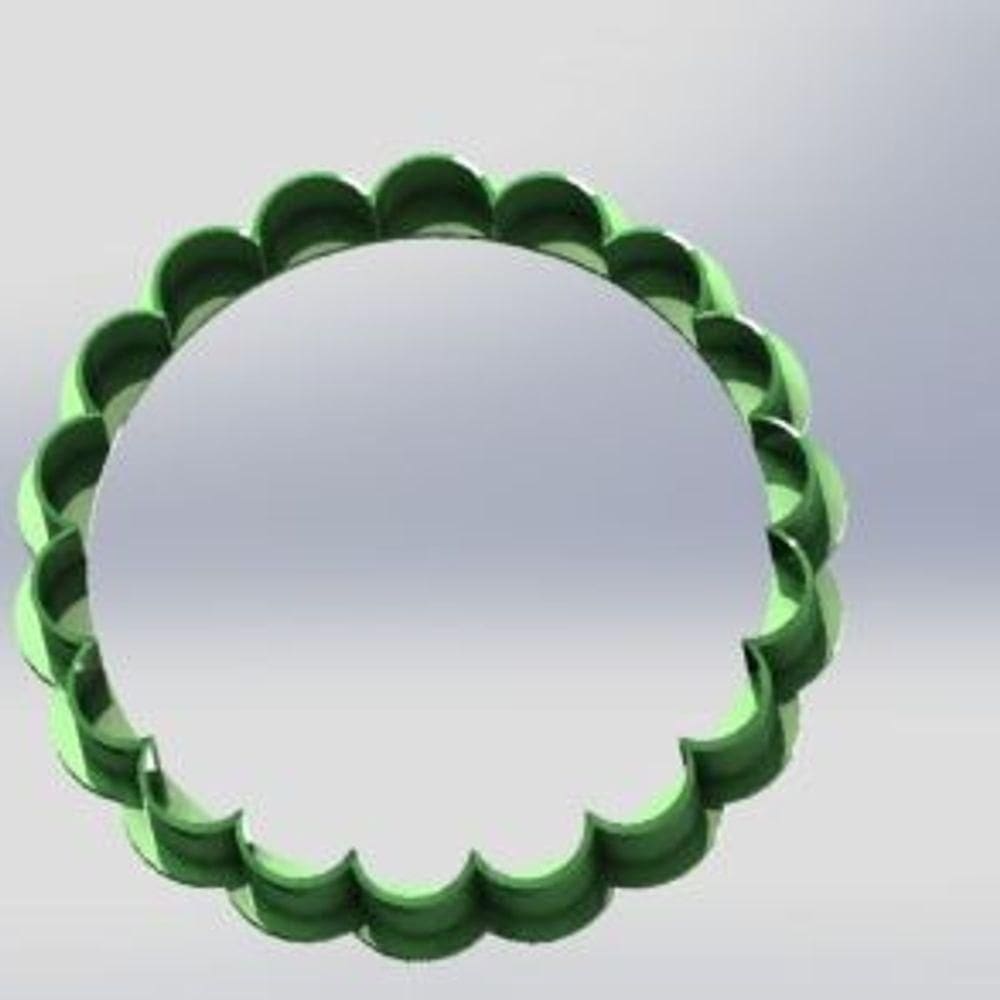 Cortador Tampa Cupcake Tamanho 5 Cm