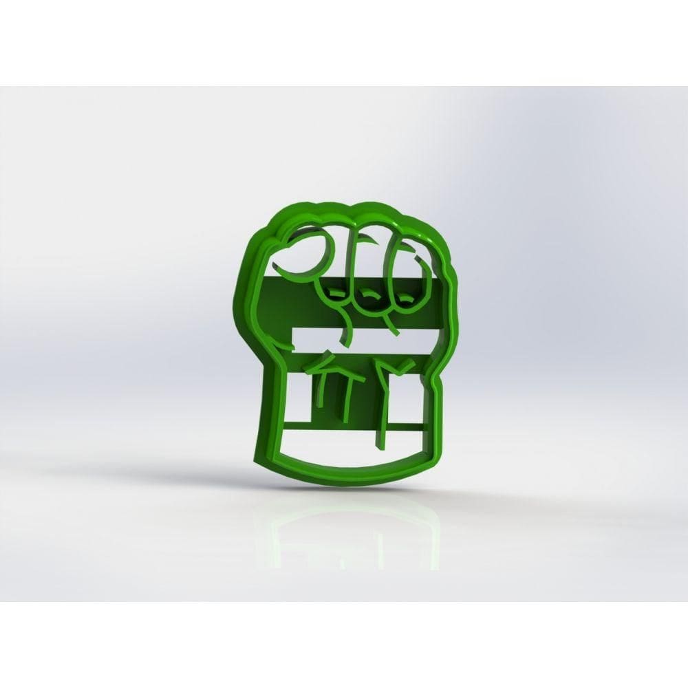 Cortador Heróis Mão Do Hulk 6 Cm