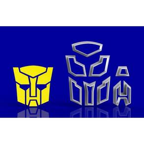 Cortador Transformers - Autobot Tamanho 5 Cm