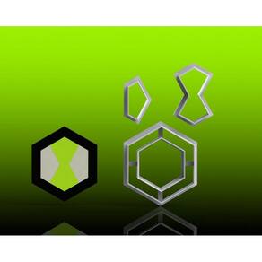 Cortador Ben 10 Omnitrix Mod 1 Modular Tamanho 6cm