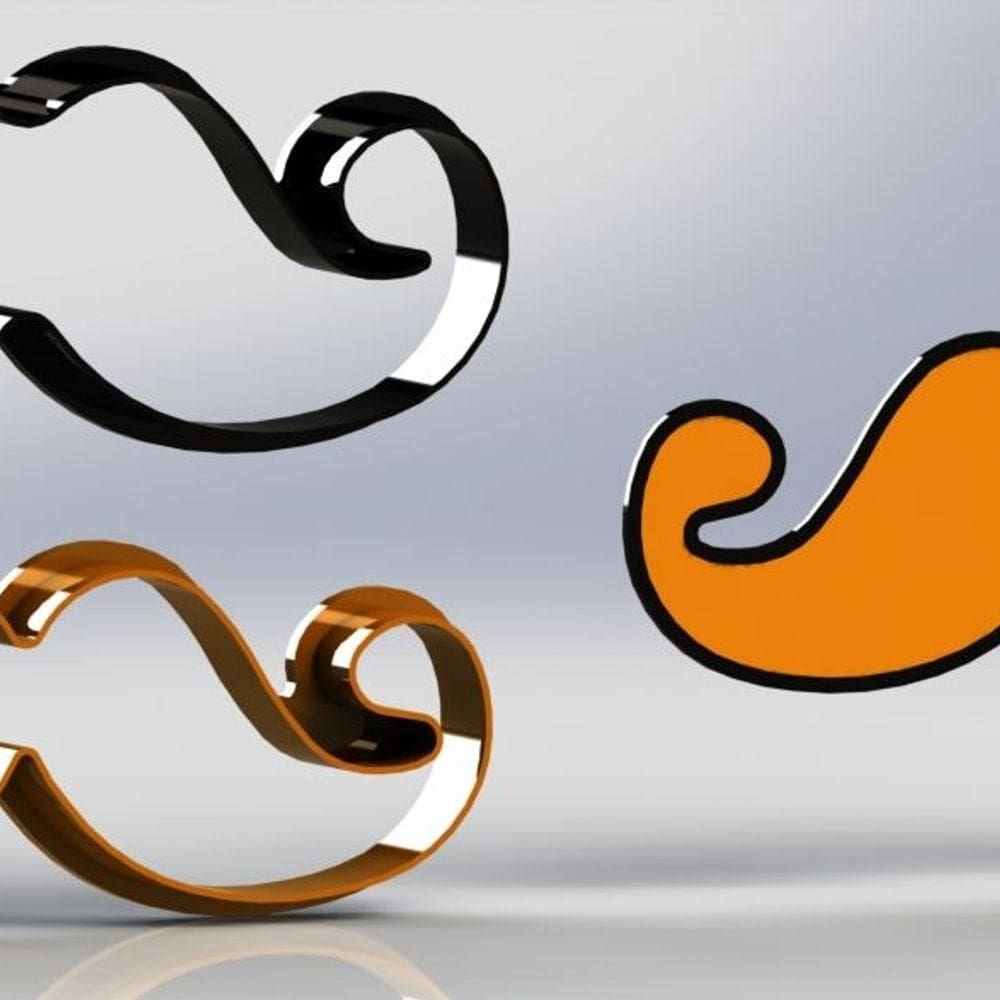 Cortador Bigode Modular Tamanho 5cm
