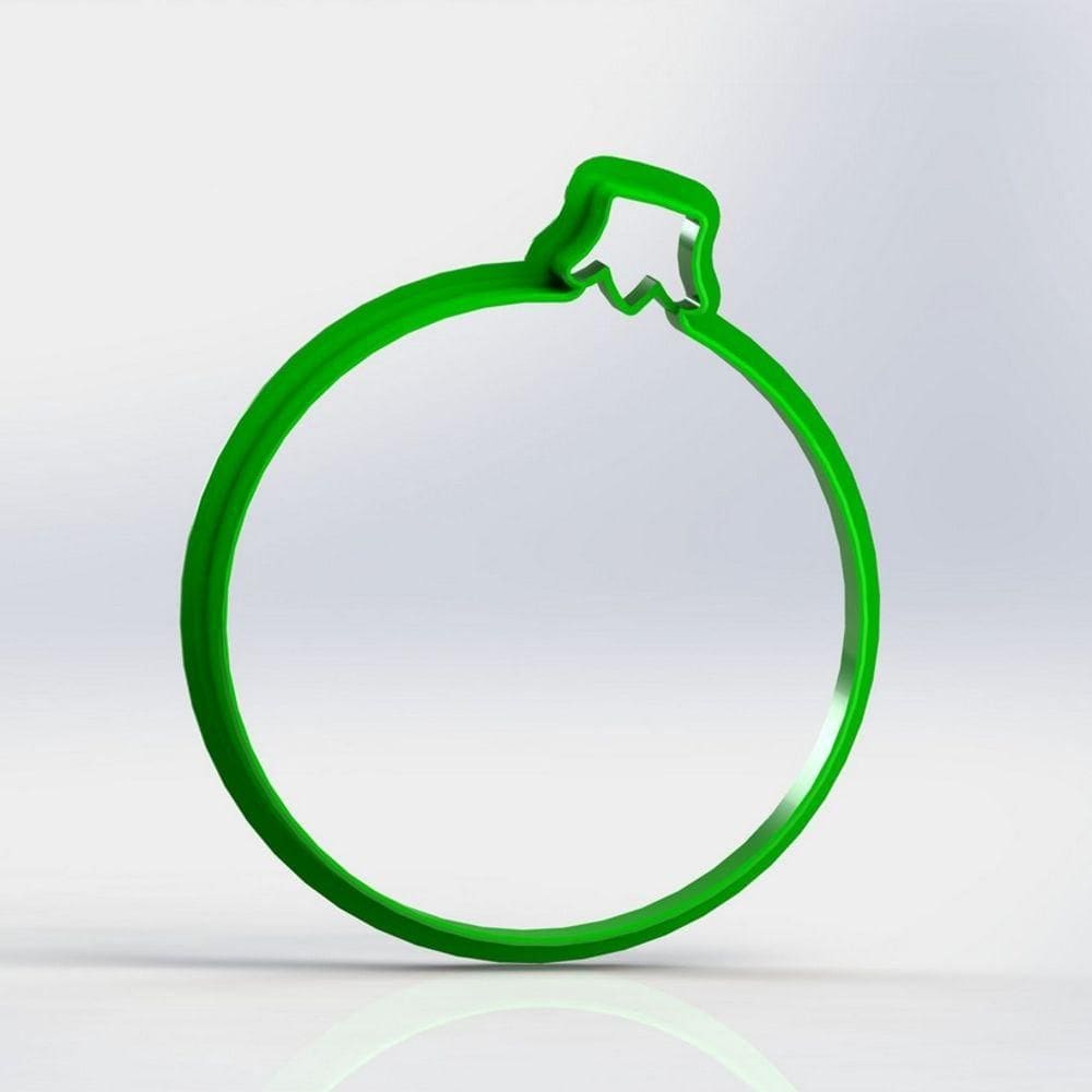 Cortador Bola de Natal Tamanho 6cm