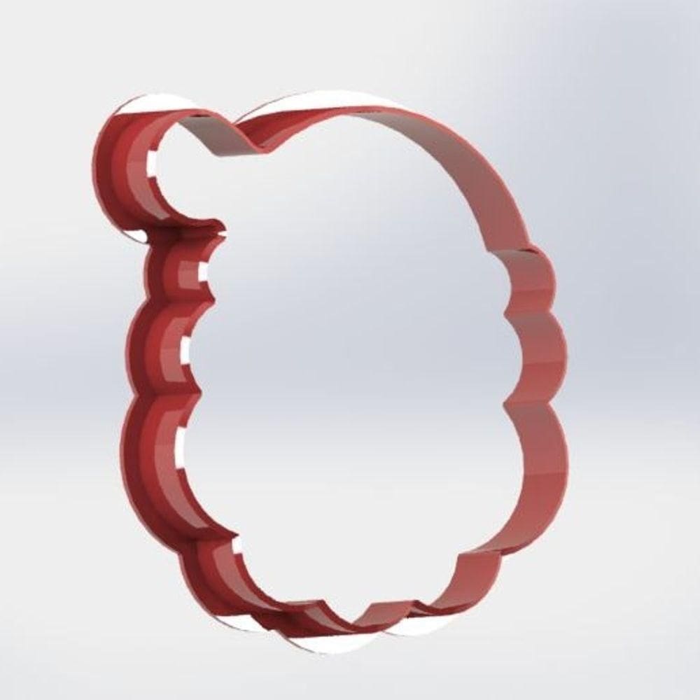 Cortador Natal Papai Noel Tamanho 7cm