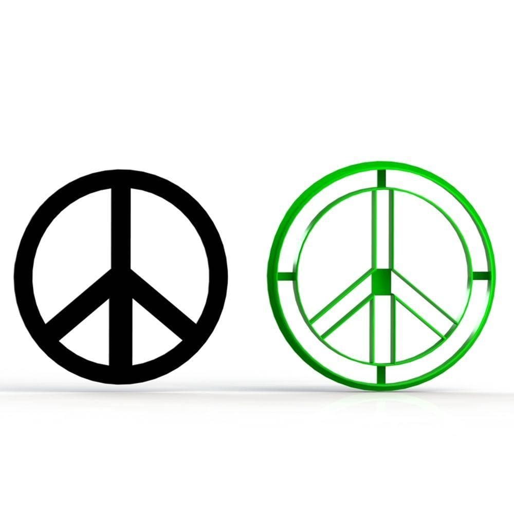 Cortador Paz e Amor Tamanho 8cm