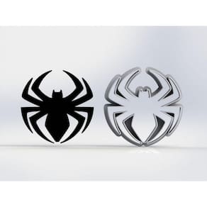 Cortador Kit Homem Aranha com 2 Modelos Tamanho 6cm