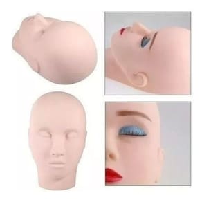5 Rosto p/Treino De Maquiagem Olhos Facial Humano Manicure