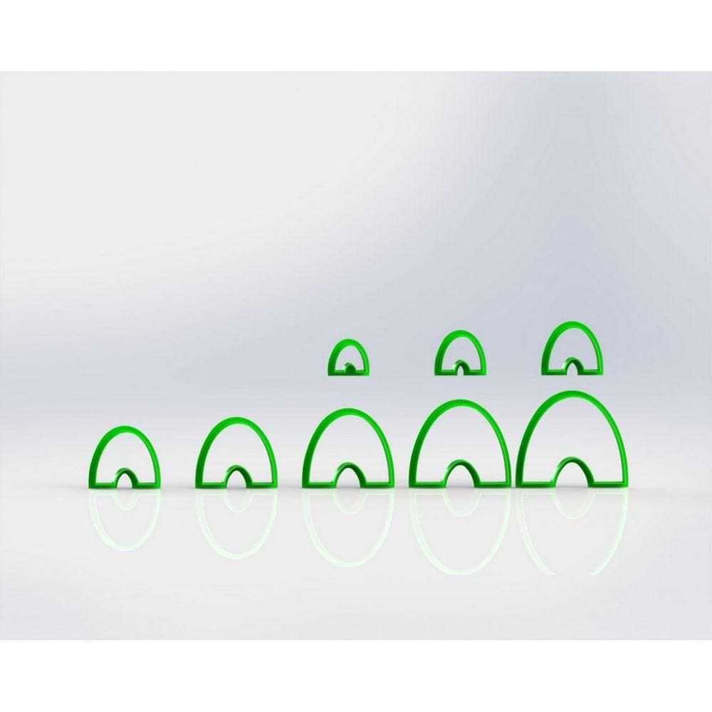 Cortador Polymer Clay (mod 42) Tamanho Kit