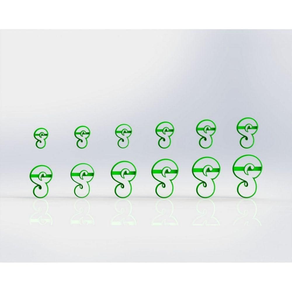 Cortador Polymer Clay Mod 39 Tamanho Kit