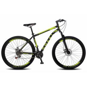 Bicicleta Athena Aro 29 Aço 21v Suspensão Dianteira Freio Mecânico Preto/amarelo Neon