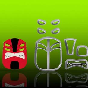 Cortador Ben 10 Quatro Braços Modular Tamanho 5cm