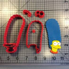 Cortador Simpsons Marge Modular Tamanho 5 Cm