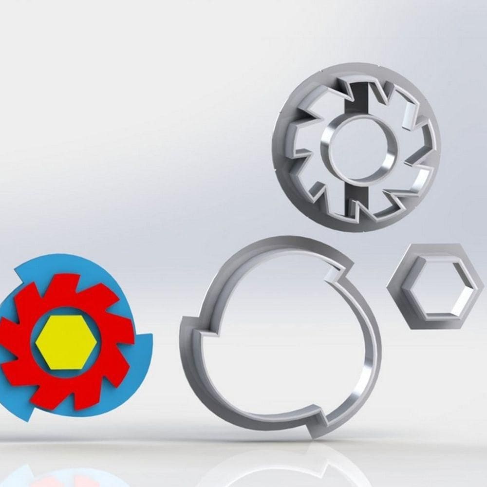 Cortador Beyblade Modular Tamanho 3cm