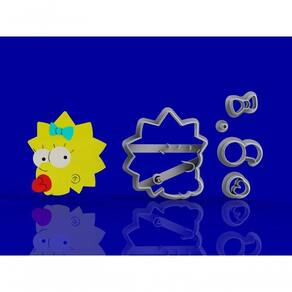 Cortador Simpsons Maggie Modular Tamanho 5 Cm