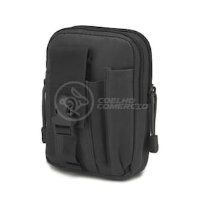 Bolsa Preta Kit Ferramentas De Camping Acessórios