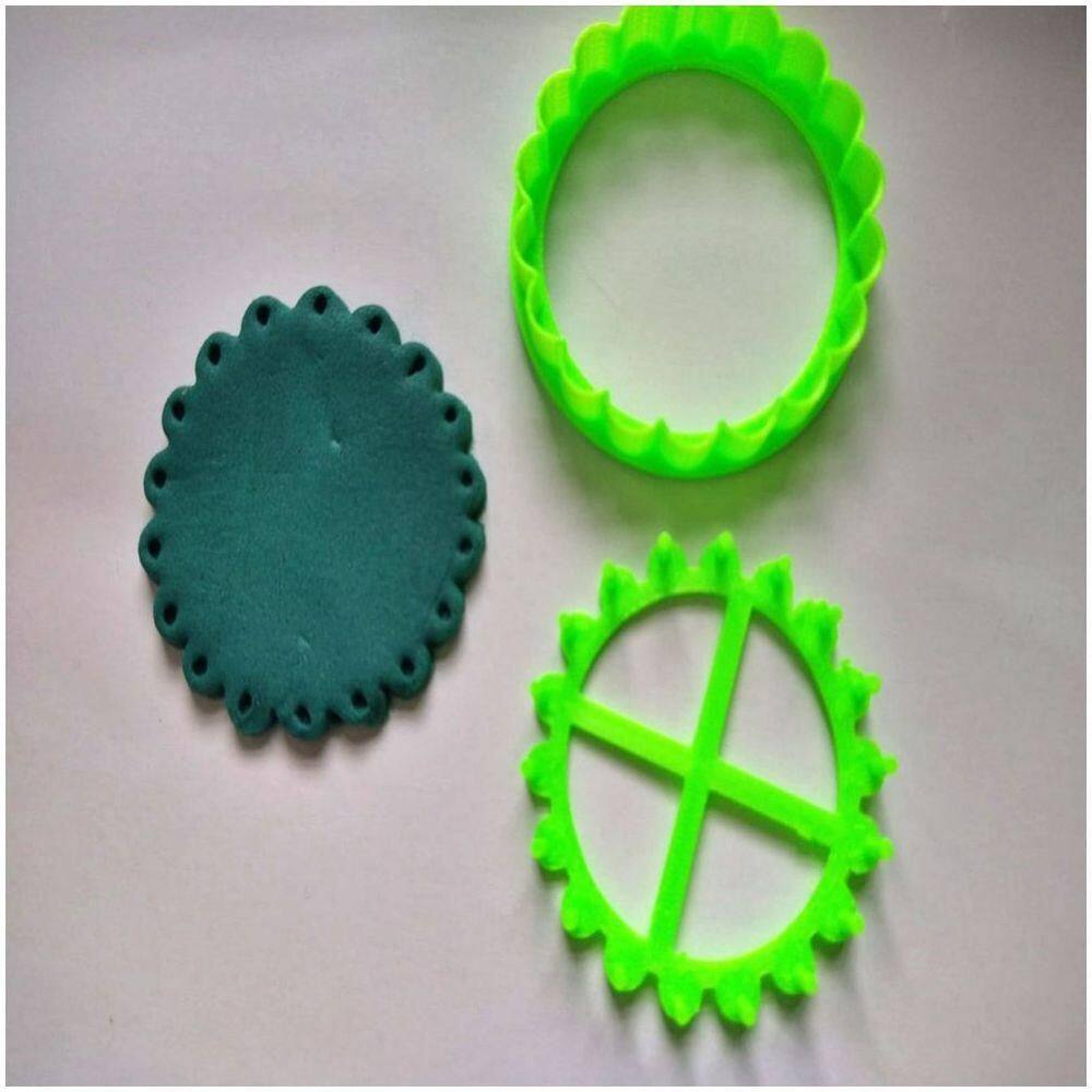 Cortador Tampa Redonda Cupcakes Marcação Mod 2 6 Cm