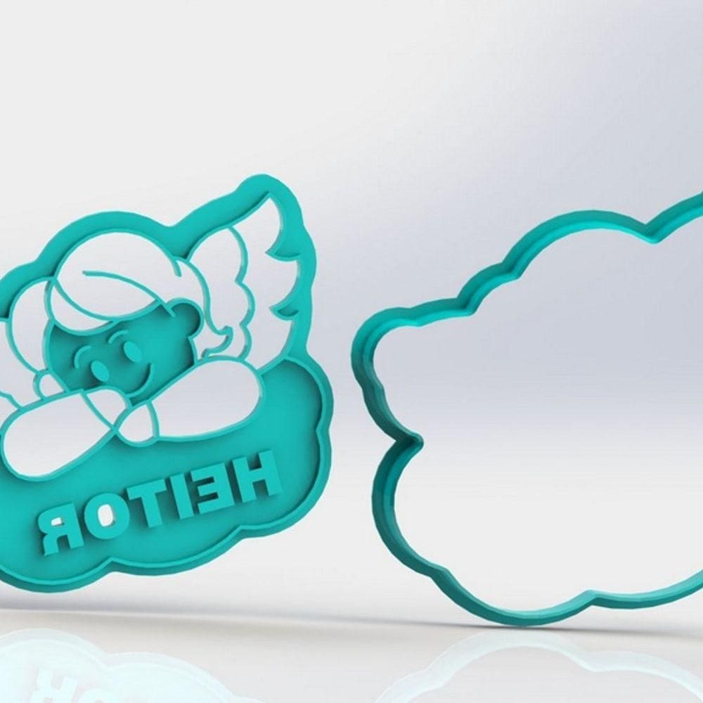 Cortador Anjo Personalizado Tamanho 8 Cm