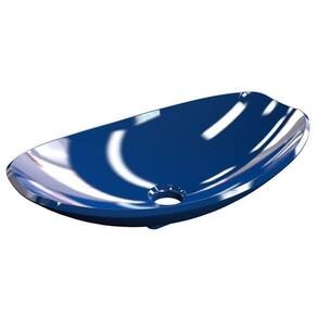 Cuba Pia De Apoio Para Banheiro Canoa Luxo 45 C08 Azul Escuro