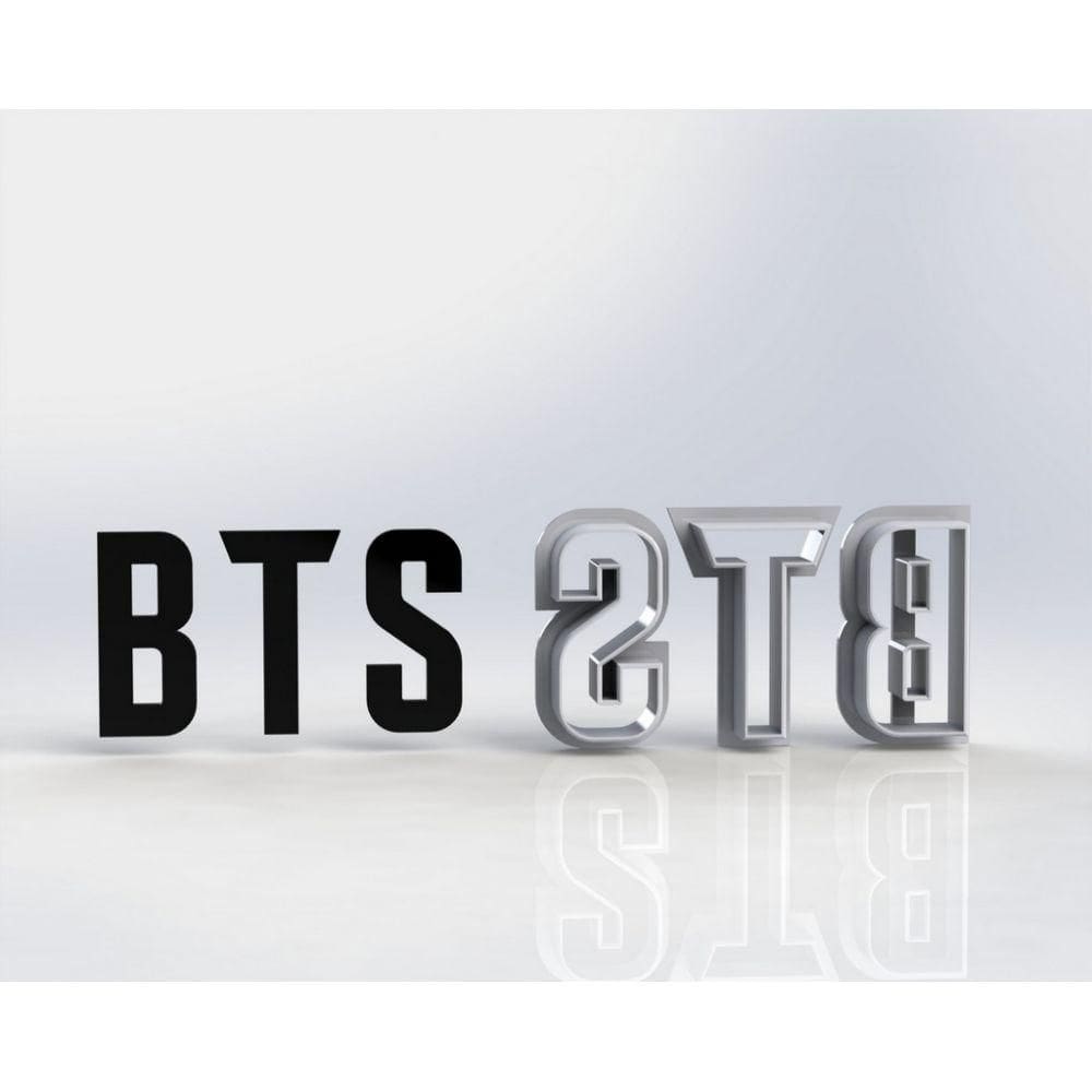 Cortador Bts Logo Mod 1 Tamanho 5 Cm