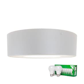 Plafon Taschibra Sushi Redondo Com 4 Lâmpadas 6500k Bivolt Branco