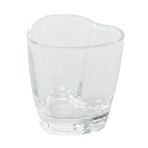 Jogo 6 Copo Shot Mini Vidro Coração 50 Ml - Lyor