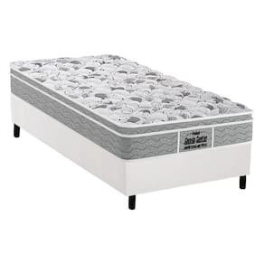 Cama Box Solteiro: Colchão Ortopédico Probel D45/Ep Próextreme Plus + Base White(88X188)