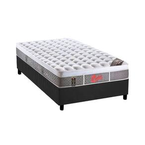 Cama Box Solteiro: Colchão Molas Ensacadas Castor Gold Star Plush+Base Gray(88X188)