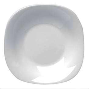 Prato Sousplat Parma 31cm Vidro Temperado Branco Bormioli