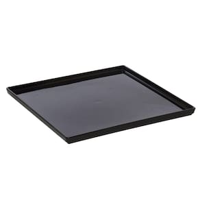 Prato Square Quadrado 27x27 Preto Em Policarbonato Linha Profissional Cook Vem