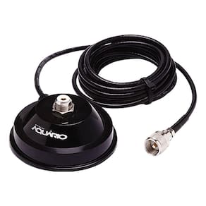 Suporte Magnetico Para Antena Movel Aquario M-700k Base Magnetica Com Cabo Rg058 De 4 Metros