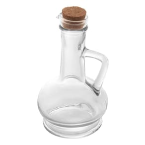 Kit 4 Galheteiros De Azeite Vinagre Molhos Vidro Com Tampa 250ml